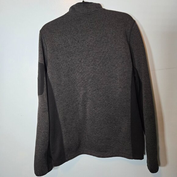 ZeroXposur Men's size M Pullover 1/4 Zip Fleece Sweatshirt Black - Picture 5 of 5